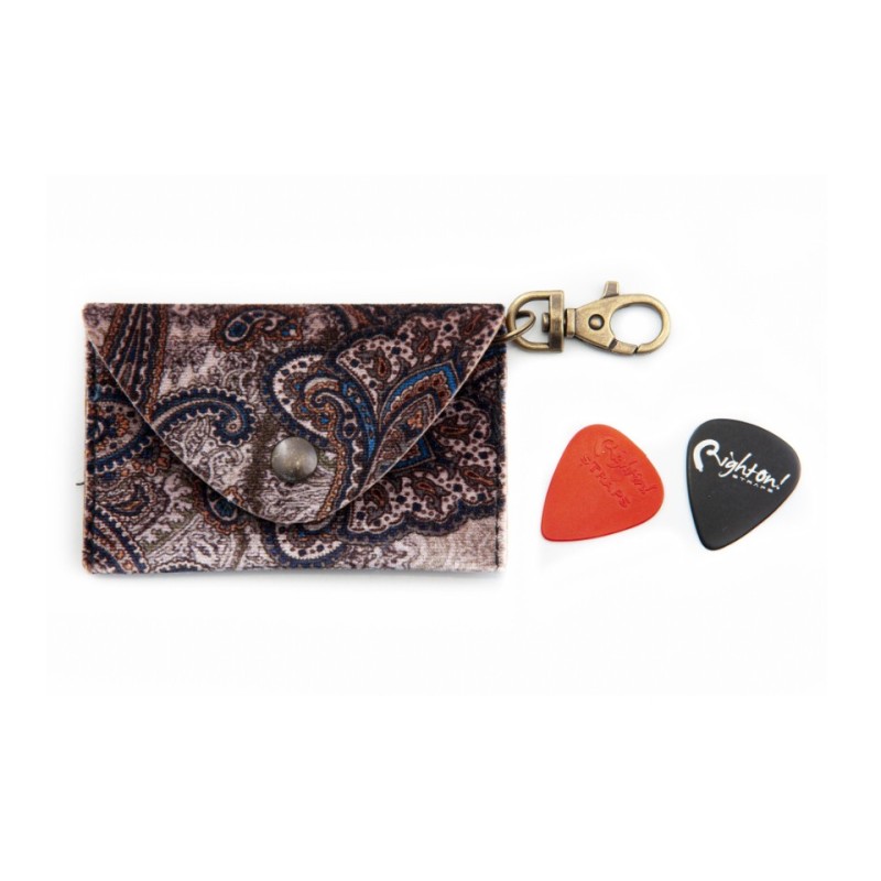 RightOn Straps Pick Pounch Paisley Brown