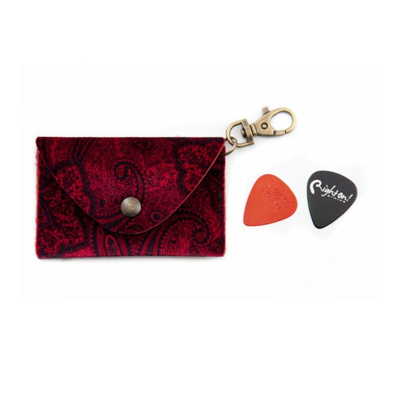 RightOn Straps Pick Pouch Paisley Red