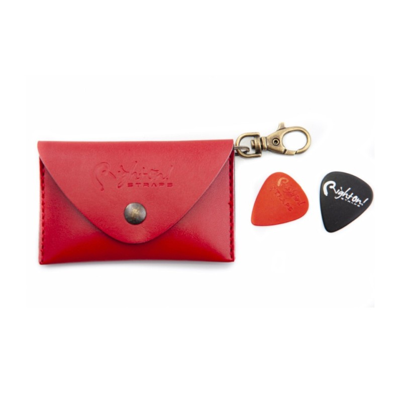 RightOn Straps Pick Pounch Plain Red