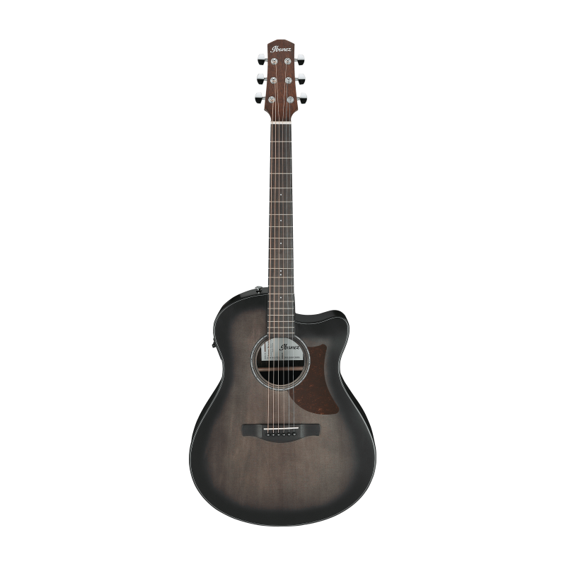 Ibanez AAM70CE-TBN Transparent Charcoal Burst Low Gloss Top