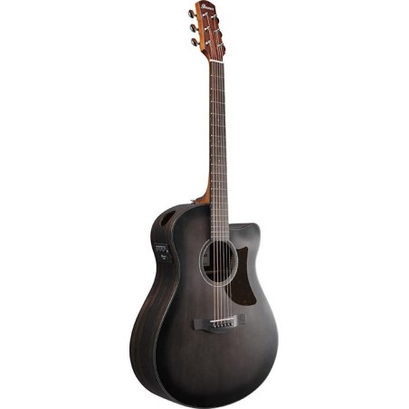 Ibanez AAM70CE-TBN Transparent Charcoal Burst Low Gloss Top