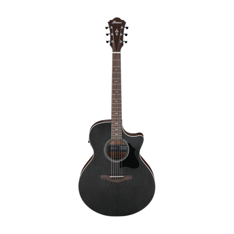 Ibanez AE140-WKH Weathered Black Open Pore Top