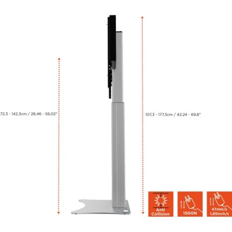celexon Expert Electrically Height-Adjustable Display Stand Adjust 4286PS 70 cm