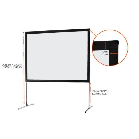 celexon Folding Frame Screen Mobil Expert 406 x 305 cm Front Projection