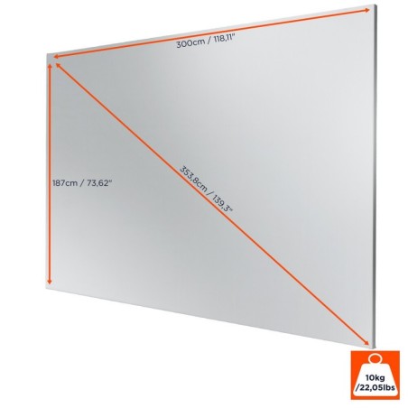 celexon Frame Screen Expert PureWhite 300 x 187 cm
