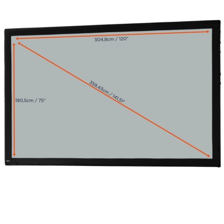 celexon Fabric For Folding Frame Mobil Expert 305 x 190 cm Rear Projection