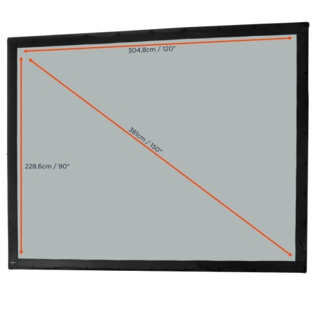 celexon Fabric For Folding Frame Mobil Expert 305 x 229 cm Rear Projection