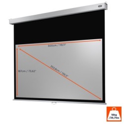 celexon Canvas Roller Blind Professional Plus 300 x 187 cm