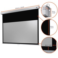 celexon Canvas Roller Blind Professional Plus 280 x 158 cm