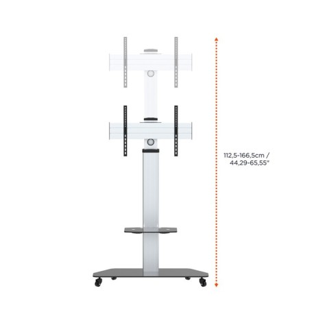 celexon Professional Height-Adjustable Display Trolley Adjust 3270MP