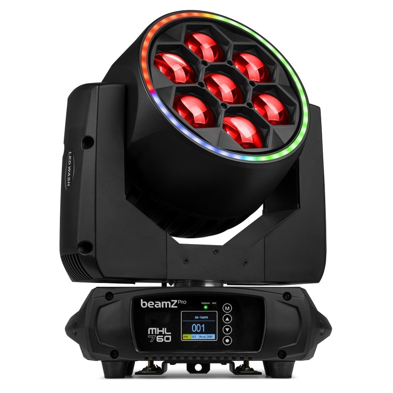 Beamz MHL760 2pcs with Flightcase