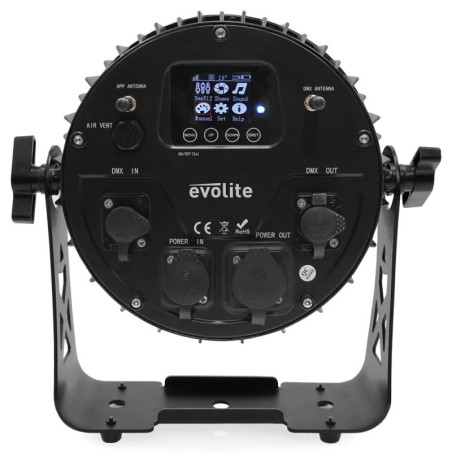 Evolite Wi-Par 12x12W 6in1 with Flightcase
