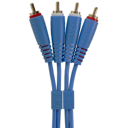 UDG U97001LB Ultimate Audio Cable Rca-Rca Straight Light Blue