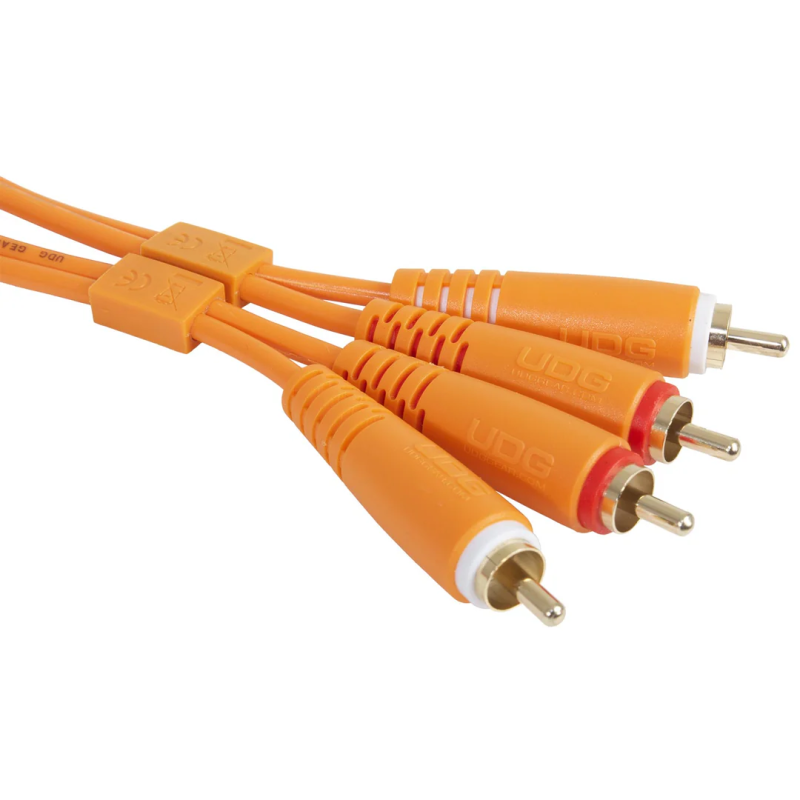 UDG U97001OR Ultimate Audio Cable Rca-Rca Straight Orange
