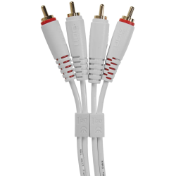 UDG U97003WH Ultimate Audio Cable Rca-Rca Straight White