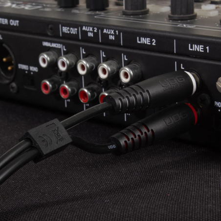 UDG U97001BL Ultimate Audio Cable Rca-Rca Straight Black
