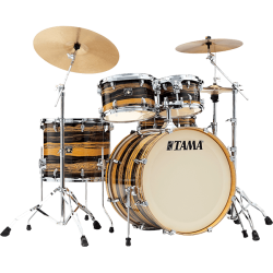 TAMA Superstar Classic 22" Natural Ebony Tiger Wrap CK32RZ+H-NET
