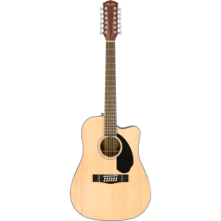 Fender CD-60SCE Dreadnought 12-string WN Natural