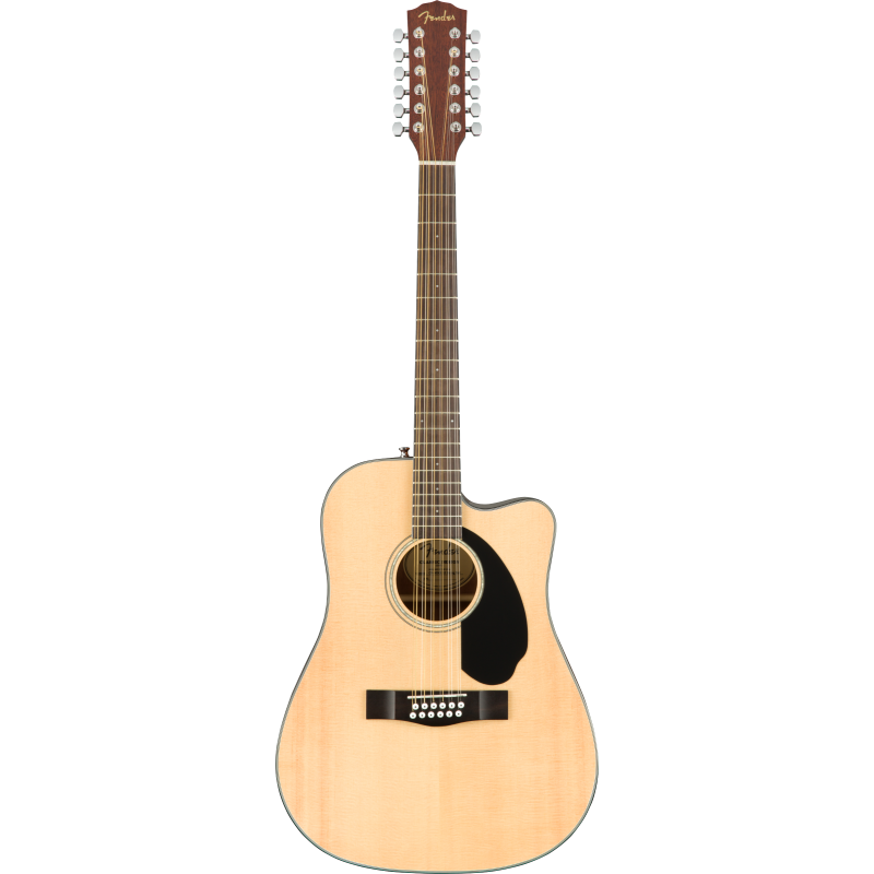 Fender CD-60SCE Dreadnought 12-string WN Natural