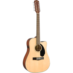 Fender CD-60SCE Dreadnought 12-string WN Natural