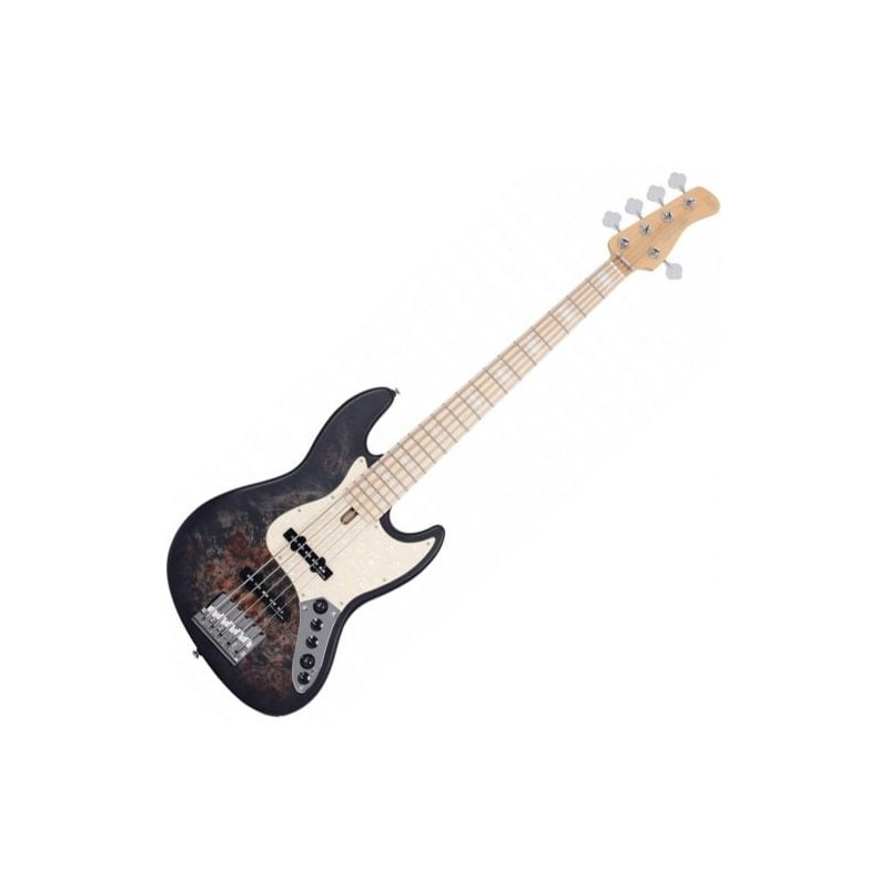 Marcus Miller V7 Swamp Ash-5 Reissue Trans Black Satin