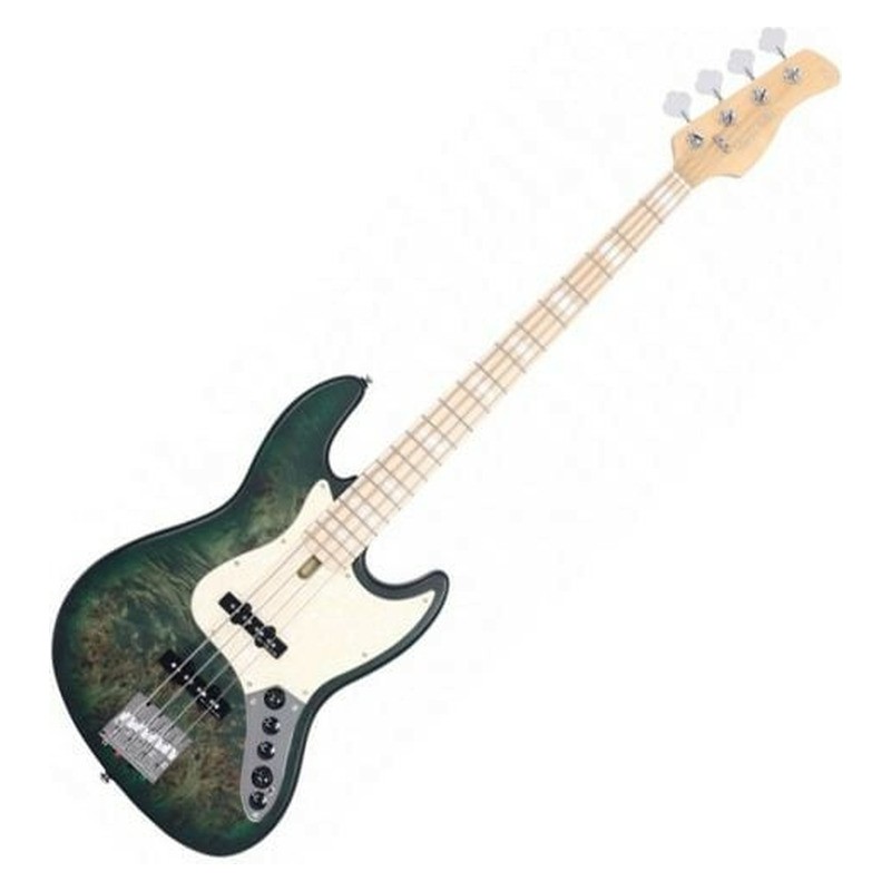Marcus Miller V7 Swamp Ash-4 Reissue Trans Green Satin