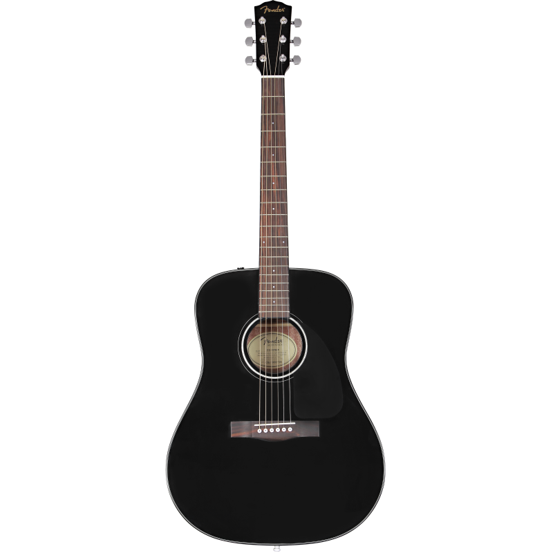 Fender CD-60 Dreadnought V3 DS WN Black