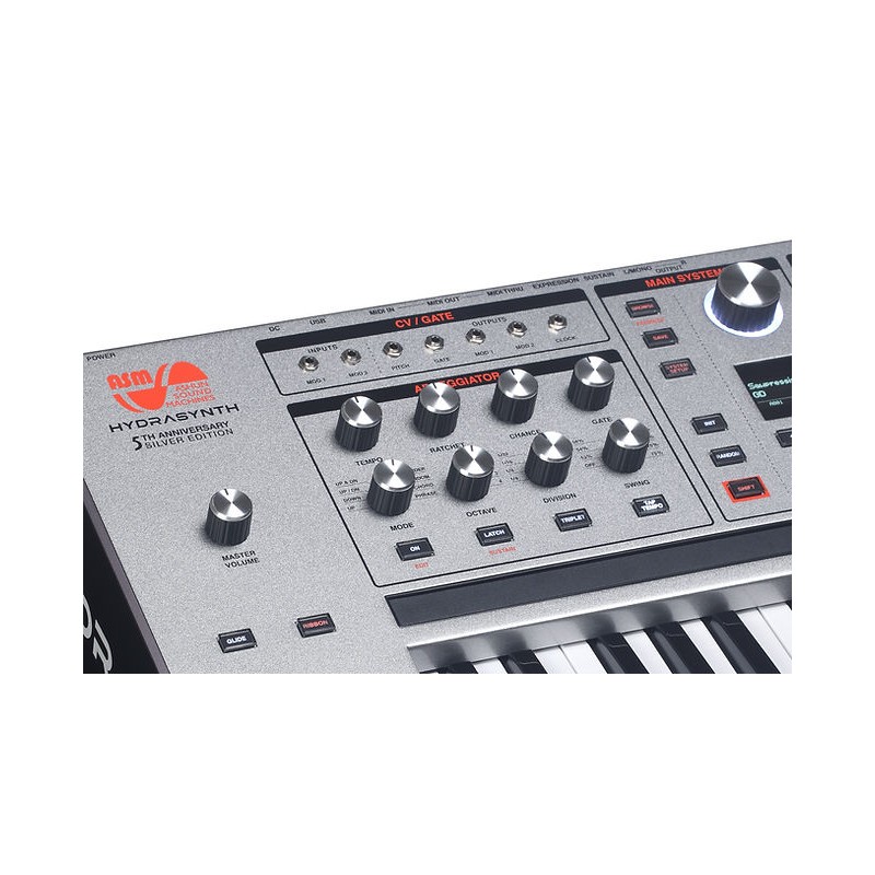 ASM Ashun Sound Machines Hydrasynth Deluxe 5th Anniversary Silver ...