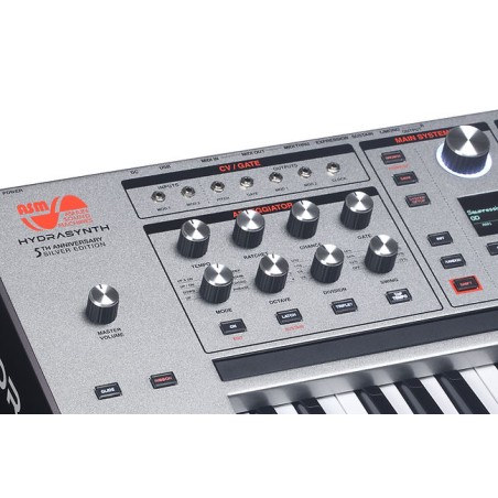 ASM Ashun Sound Machines Hydrasynth Deluxe 5th Anniversary Silver Edition