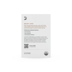 D'Addario Organic Select Jazz Unfiled Alto 2 Hard