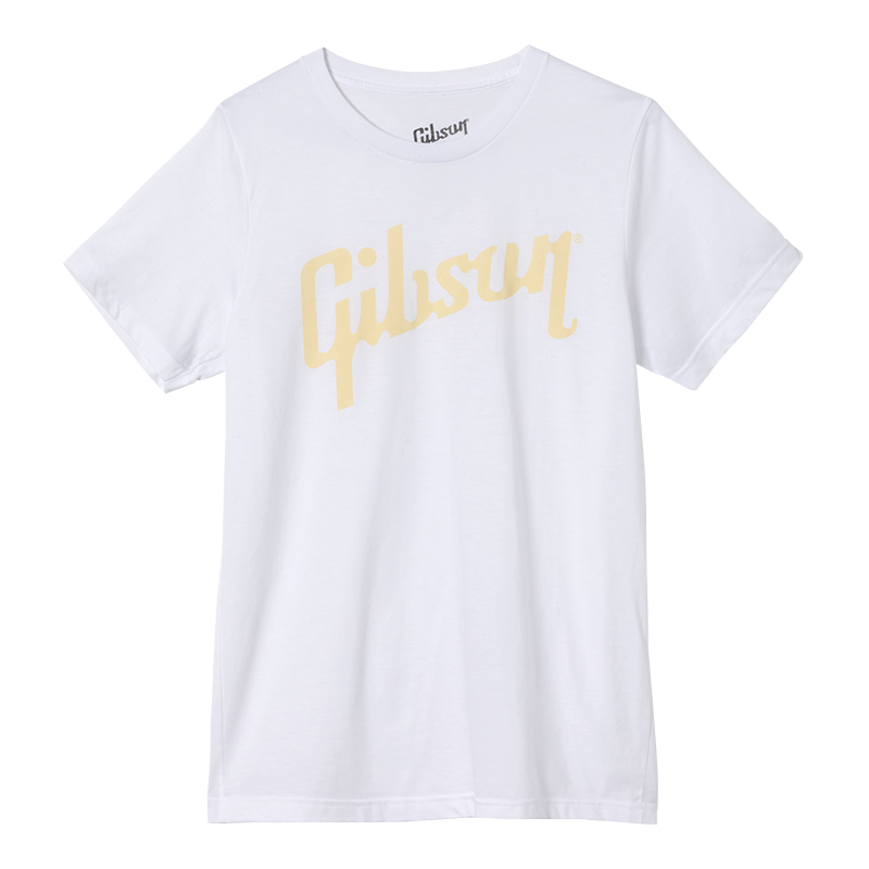Gibson Distressed Gibson Tee (White)
