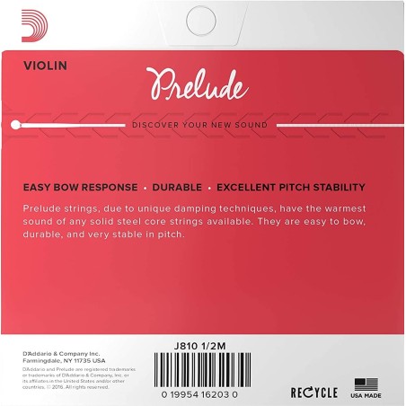 D'Addario J810 1/2M  Prelude