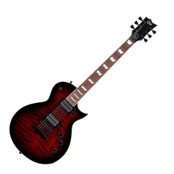 LTD EC-256 QM See Thru Black Cherry Sunburst