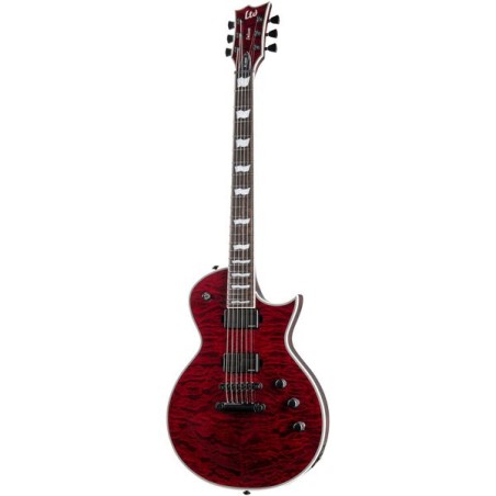 LTD EC-1000 QM See Thru Black Cherry Fluence
