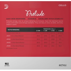D'Addario J1011 3/4M (LA) Prelude
