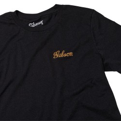 Gibson Banner Logo Tee Black Medium