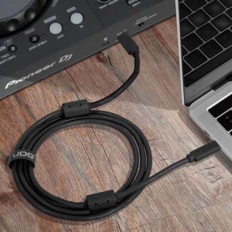 UDG U99001BL Ultimate Audio Usb 3.2 C-C Black Straight 1,5m