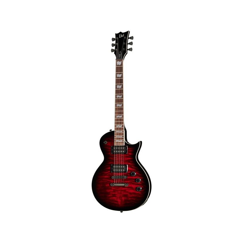 LTD EC-256 QM See Thru Black Cherry Sunburst