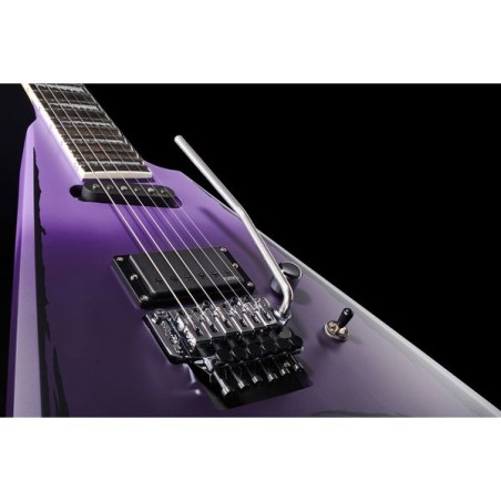 LTD Alexi Ripped Sawtooth Purple Fade Satin w/ Pinstripes