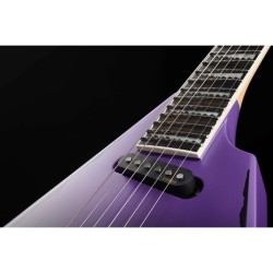 LTD Alexi Ripped Sawtooth Purple Fade Satin w/ Pinstripes