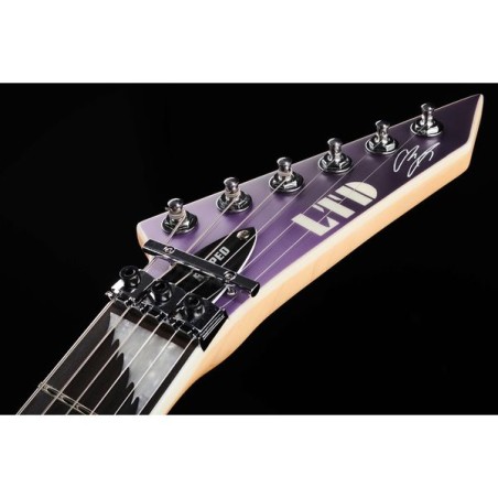 LTD Alexi Ripped Sawtooth Purple Fade Satin w/ Pinstripes