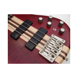 Cort Artisan A5 Plus FMMH Open Pore Black Cherry