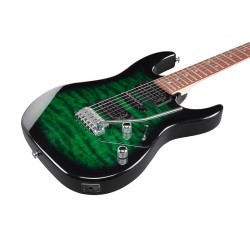 Ibanez GRX70QA-TEB Transparent Emerald Burst