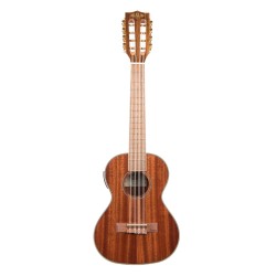 Kala KA-8E Ukulele Tenore 8 Corde Gloss Mahogany Elettrificato