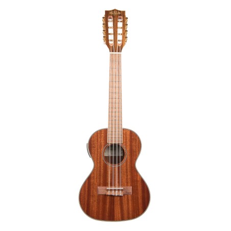 Kala KA-8E Ukulele Tenore 8 Corde Gloss Mahogany Elettrificato