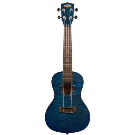 Kala KA-CEMB Ukulele Concerto Exotic Mahogany Blue C/borsa