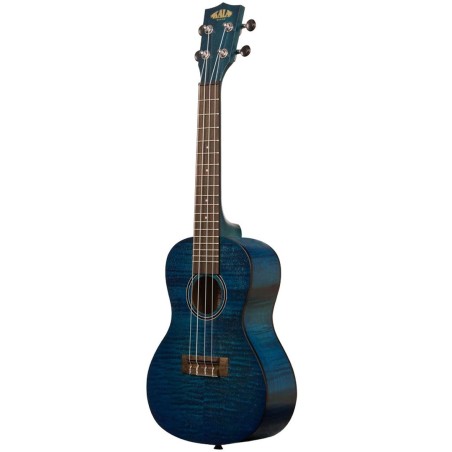 Kala KA-CEMB Ukulele Concerto Exotic Mahogany Blue C/borsa