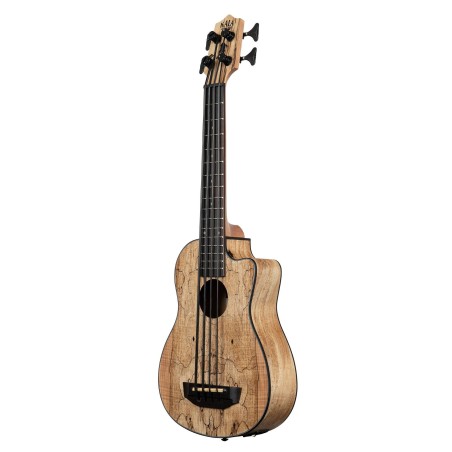 Kala UBASS-SP-MAPL-FS Spalted Maple Elettrificato C/borsa