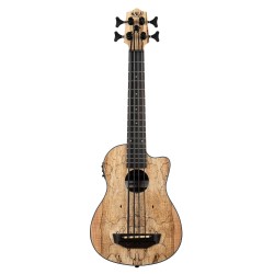 Kala UBASS-SP-MAPL-FS Spalted Maple Elettrificato C/borsa