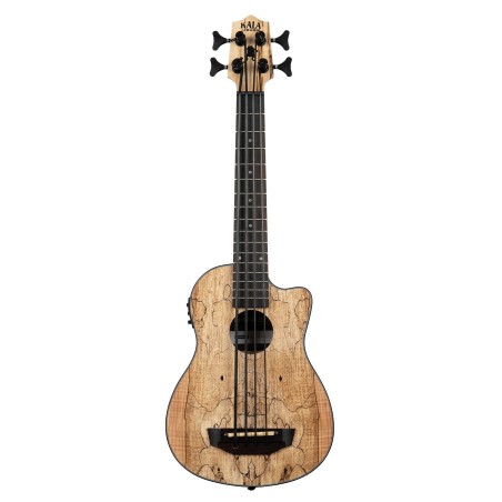 Kala UBASS-SP-MAPL-FS Spalted Maple Elettrificato C/borsa